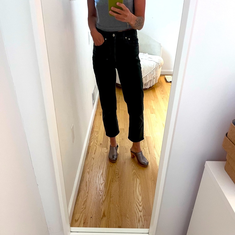 Madewell cropped denim jeans